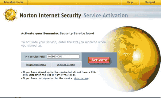 Norton Internet Security Reinstall Activation Code